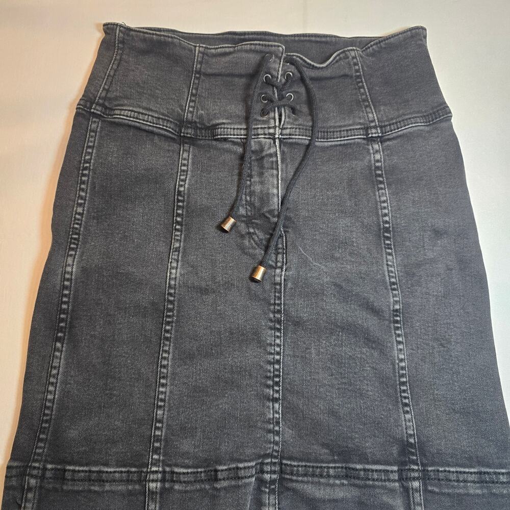 Free People Modern Femme Corset Mini Skirt